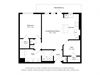 Floor plan image of A4, 1-bedroom apartment